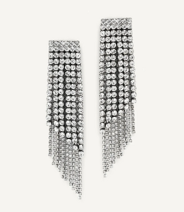 Olive And Piper Silver Vera Earrings