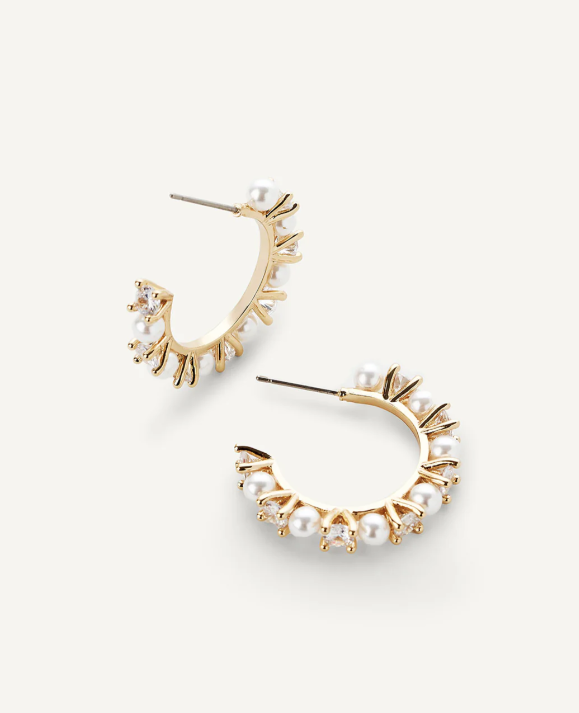 Olive And Piper Gold Prive Hoops