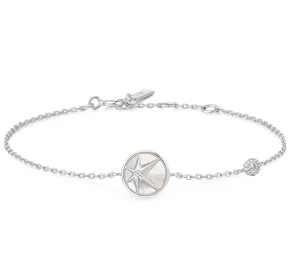 Ania Haie Silver Star Mother Of Pearl Bracelet