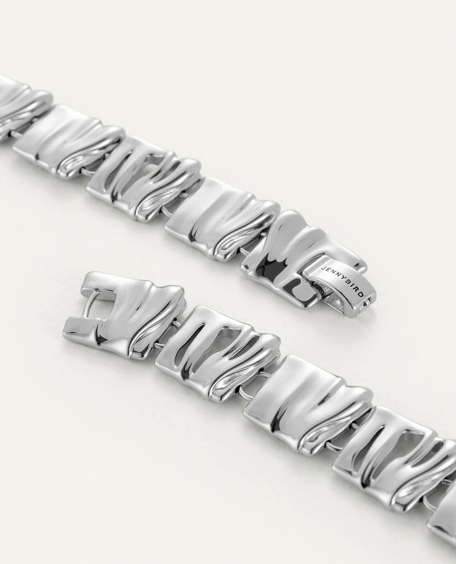 Jenny Bird Silver Sundra Collar Necklace