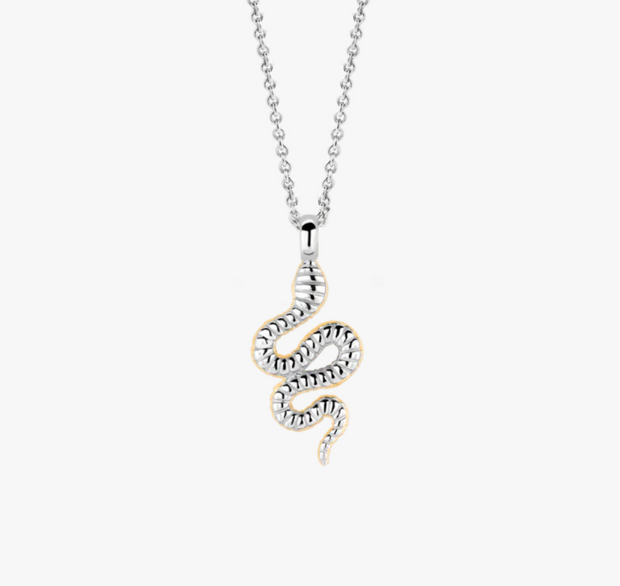 Ti Sento Gold Snake Necklace