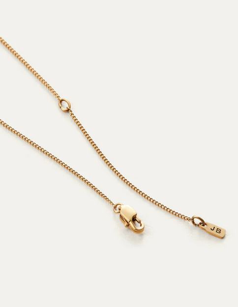 Jenny Bird Small Gold Monogram S Necklace