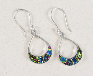 Mosaico Litmus Petite Open Moondrop Earrings