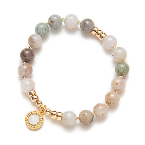 Be Blue Be Emerging Gold Stretch Bracelet