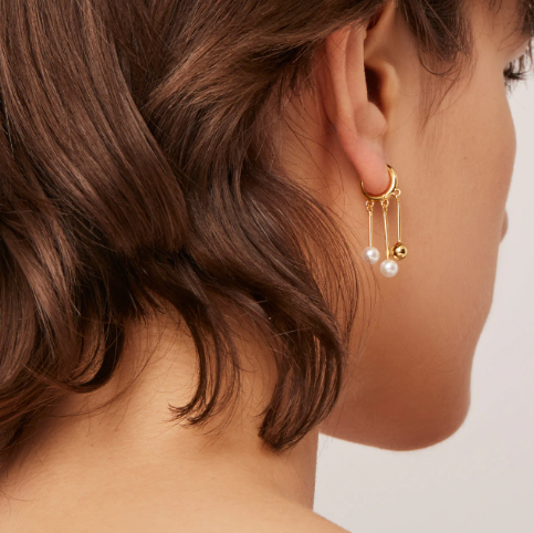 Jenny Bird Gold Nova Earrings
