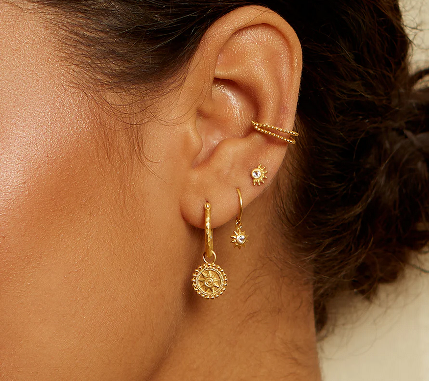 Satya Mandala Hoop Earrings