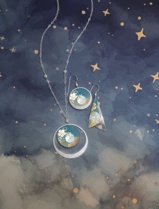 Holly Yashi Celestial Sage Luna Necklace