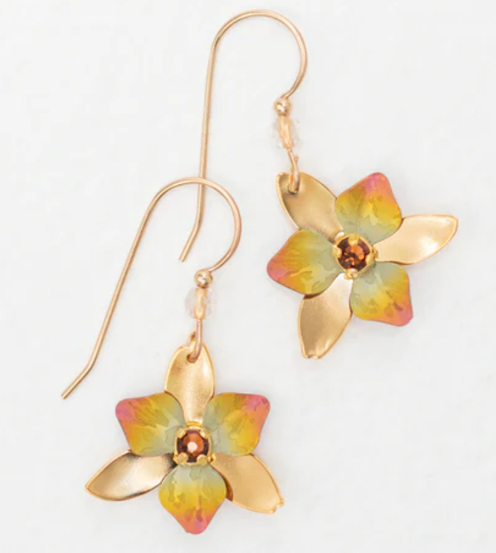 Holly Yashi Golden Mist Orla Drop Earrings