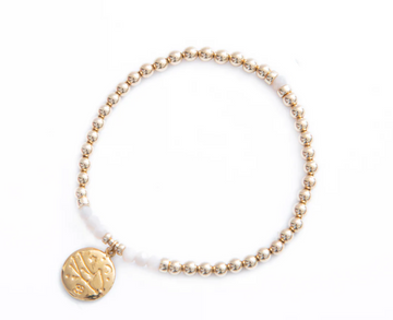 Beblue 'Be Astral' Aries Gold Zodiac Bracelet