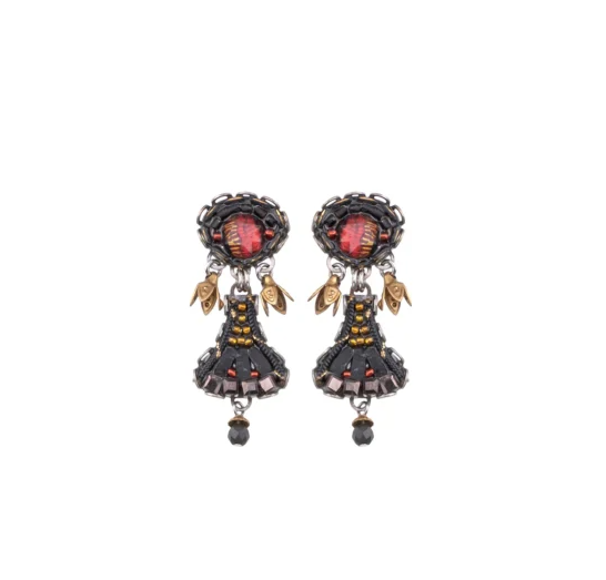 Ayala Bar Tiger Eye Soteria Hook Earrings