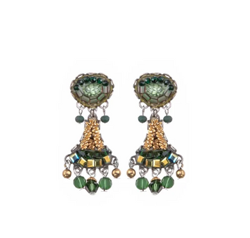 Ayala Bar Viridian Moon Winona Post Earrings