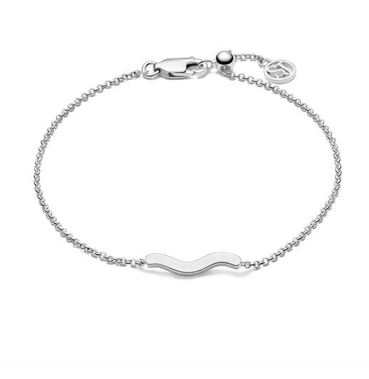 Sif Jakobs Silver Ellera Waves Pianura Bracelet