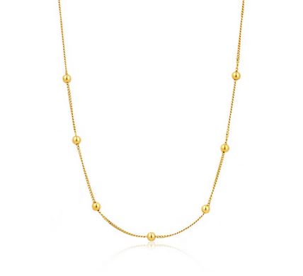 Ania Haie Gold Modern Beaded Necklace