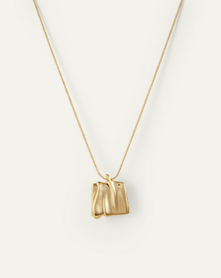 Jenny Bird Gold Large Sundra Pendant Necklace