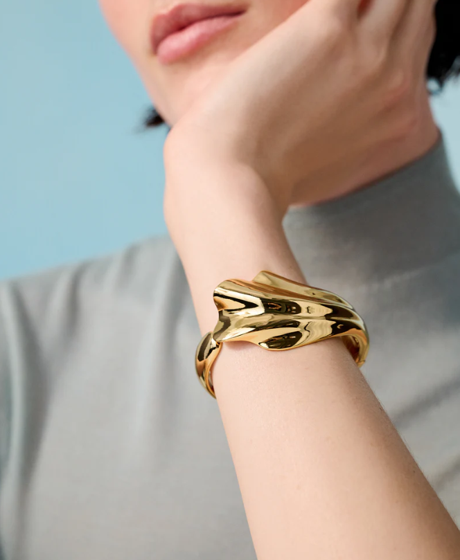 Jenny Bird Gold Large Lydia Cuff