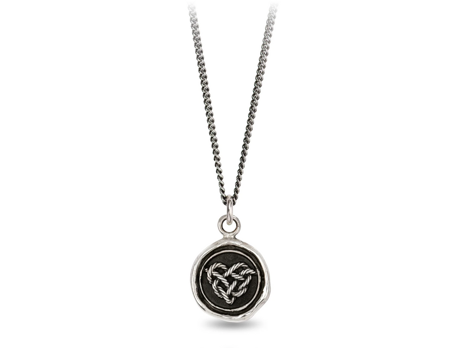 Pyrrha Sterling Love Knot Necklace