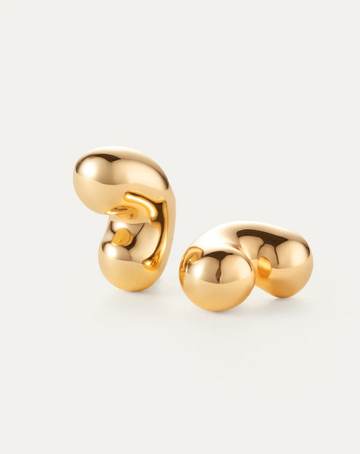 Jenny Bird Gold Eliza Puff Earrings