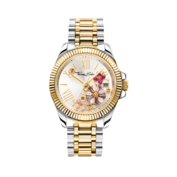 Thomas Sabo Two-Tone Flower Watch