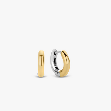 Ti Sento Two Tone Small Reversible Huggies