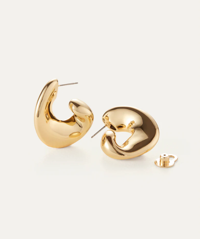 Jenny Bird Gold Gigi Hoops