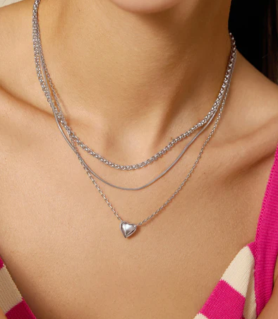 Ania Haie Silver Sweetheart Necklace