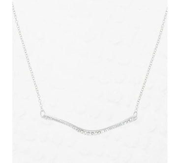 Holly Yashi Silver Zara Bar Necklace