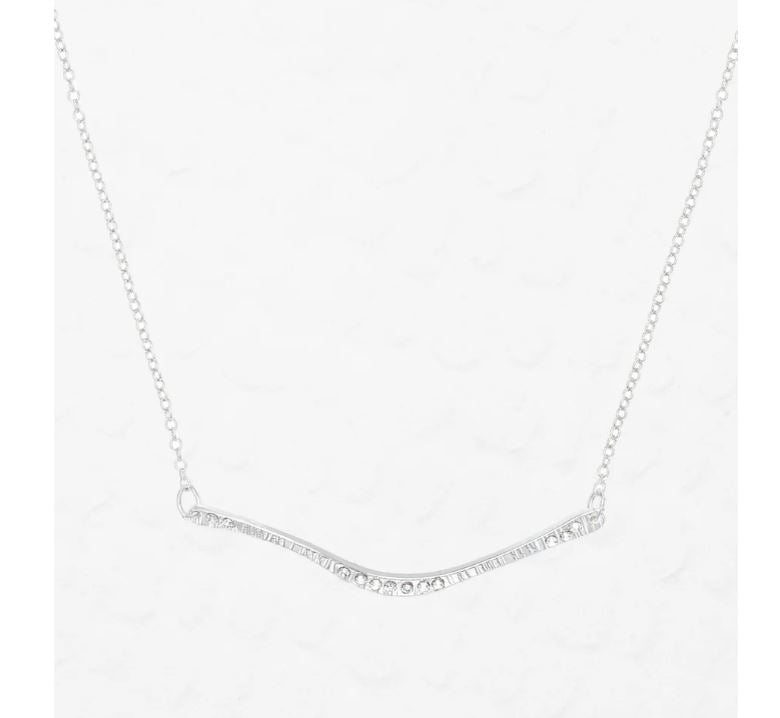 Holly Yashi Silver Zara Bar Necklace