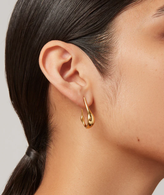 Jenny Bird Gold Small Colette Hoops