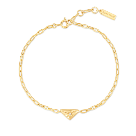 Ania Haie Gold Triangle Kiss Bracelet