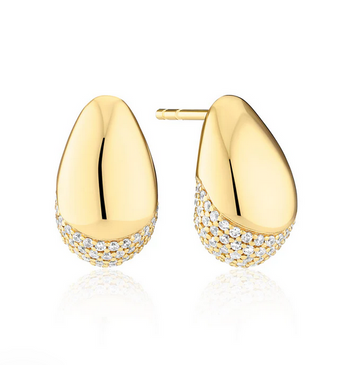 Sif Jakobs Gold Goccia Stud Earrings