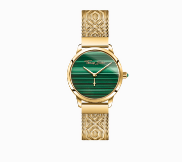 Thomas Sabo Gold Garden Spirit Malachite Watch