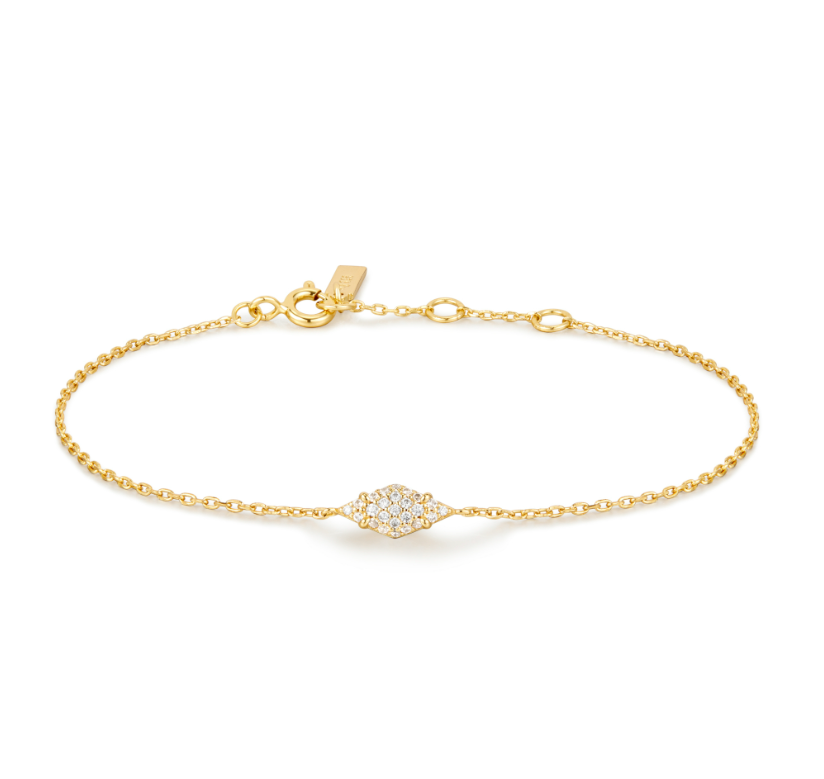 Ania Haie Gold Pave Sparkle Bracelet