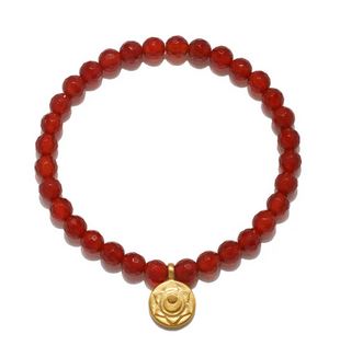 Satya Carnelian Sacral Chakra Sterch Bracelet