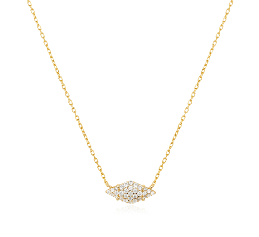 Ania Haie Gold Pave Sparkle Necklace