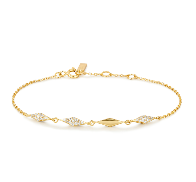 Ania Haie Gold Multi Sparkle Bracelet