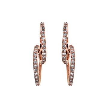 Bronzallure Sinuous CZ Earrings