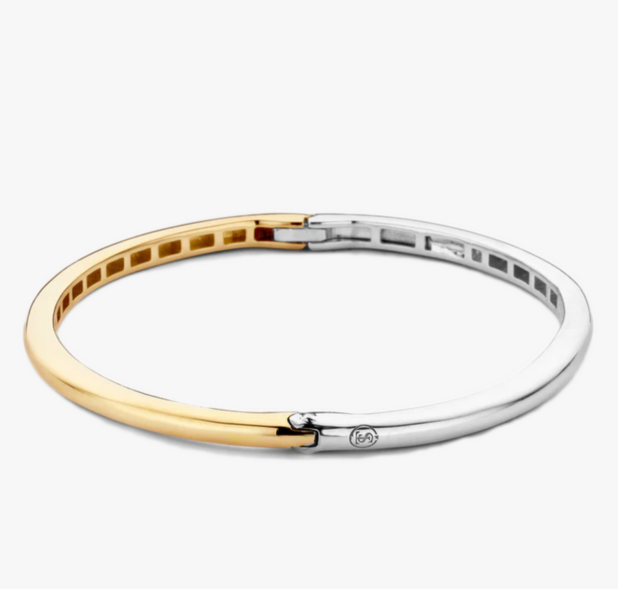 Ti Sento Two Tone Bangle Bracelet
