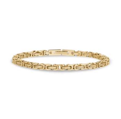 ARZ Gold Kings Chain 4mm Bracelet 9