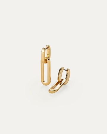 Jenny Bird Gold Detachable New Link Earrings