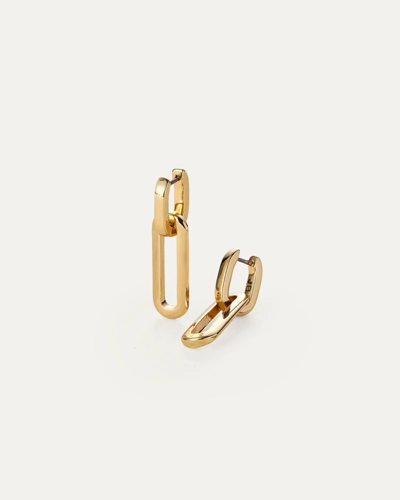 Jenny Bird Gold Detachable New Link Earrings