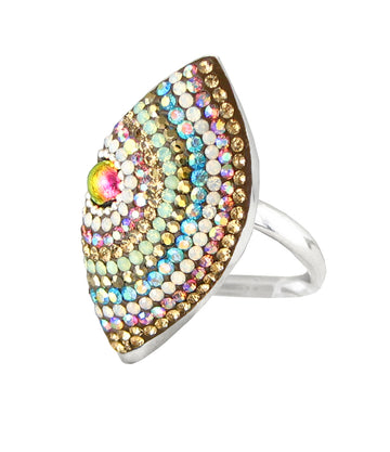 Mosaico Pastels Almond Adjustable Ring