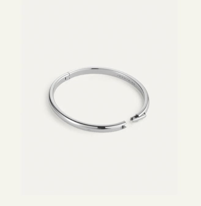 Jenny Bird Silver Remi Bangle Large
