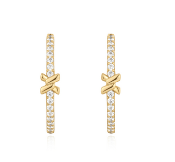 Ania Haie Gold Cross Hoops