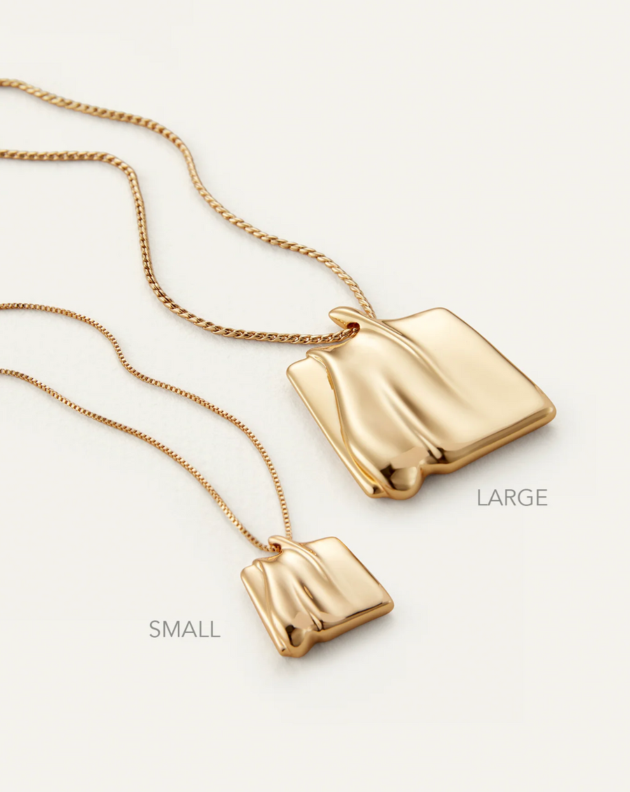 Jenny Bird Gold Large Sundra Pendant Necklace