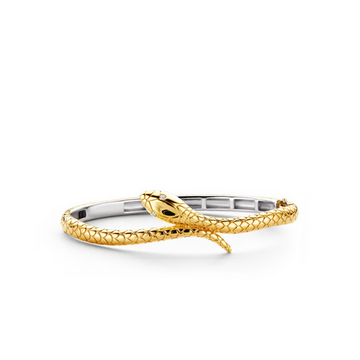 Ti Sento Gold-plated snake bracelet