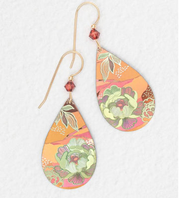 Holly Yashi Blooming Coral Cynthia Earrings