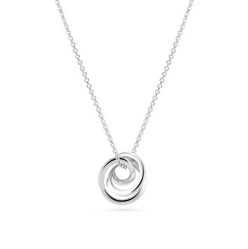 Sif Jakobs Silver Spirale Pianura Piccolo Necklace