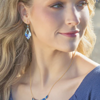 Holly Yashi Paisley Purple Marisol Earrings