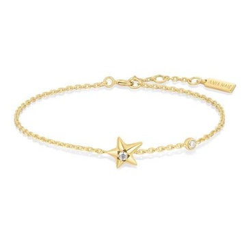 Ania Haie Gold Sparkling Star Bracelet