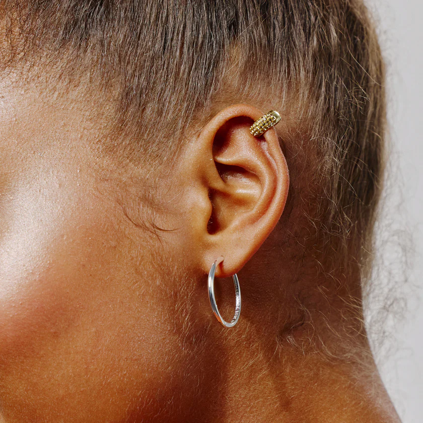 Hillberg And Berk Medium Silver Huggies